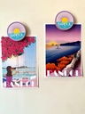 Magnet rond bois