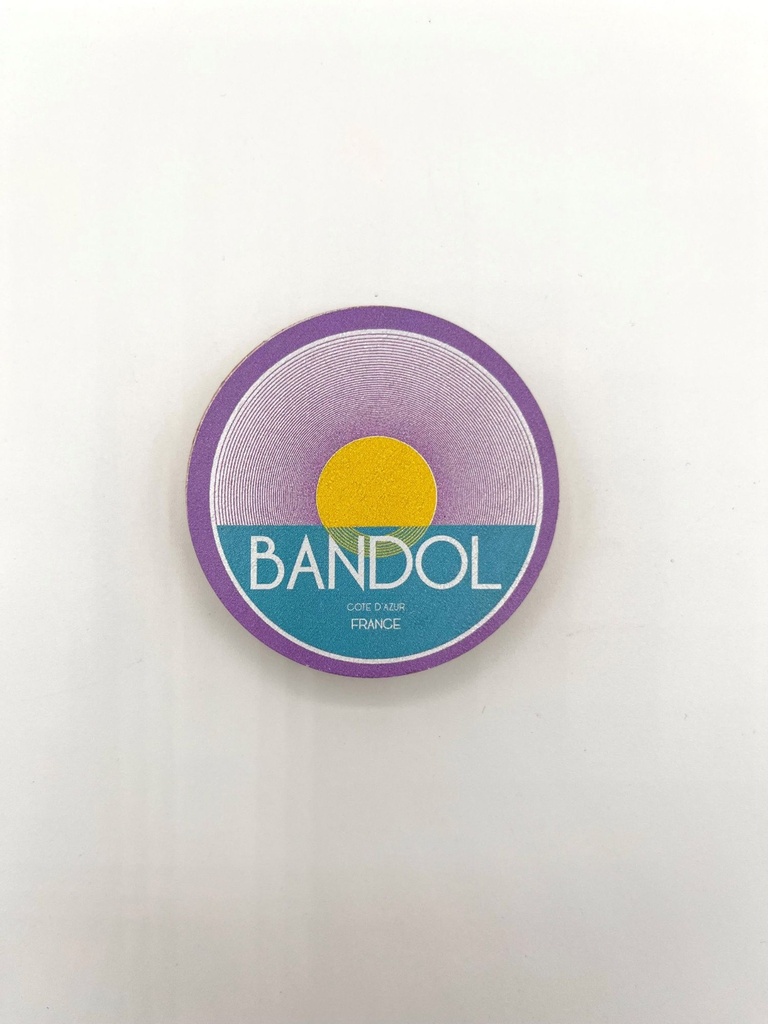 Magnet rond bois