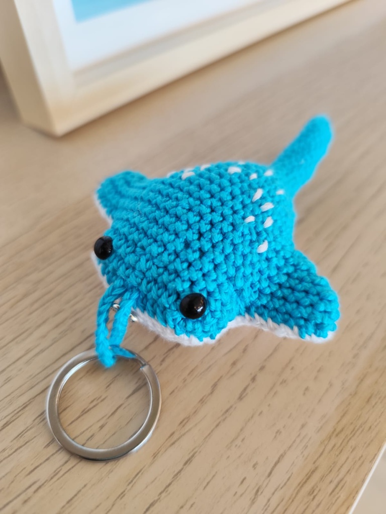 Porte-clé crochet Raie