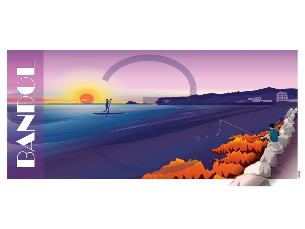 Affiches panoramiques Bandol Tourisme