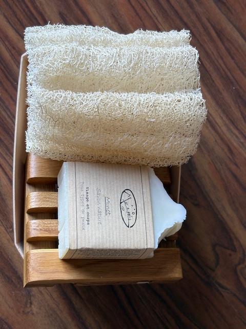 Coffret Mar e Galis 1 (porte-savon+loofah+savon 90g)