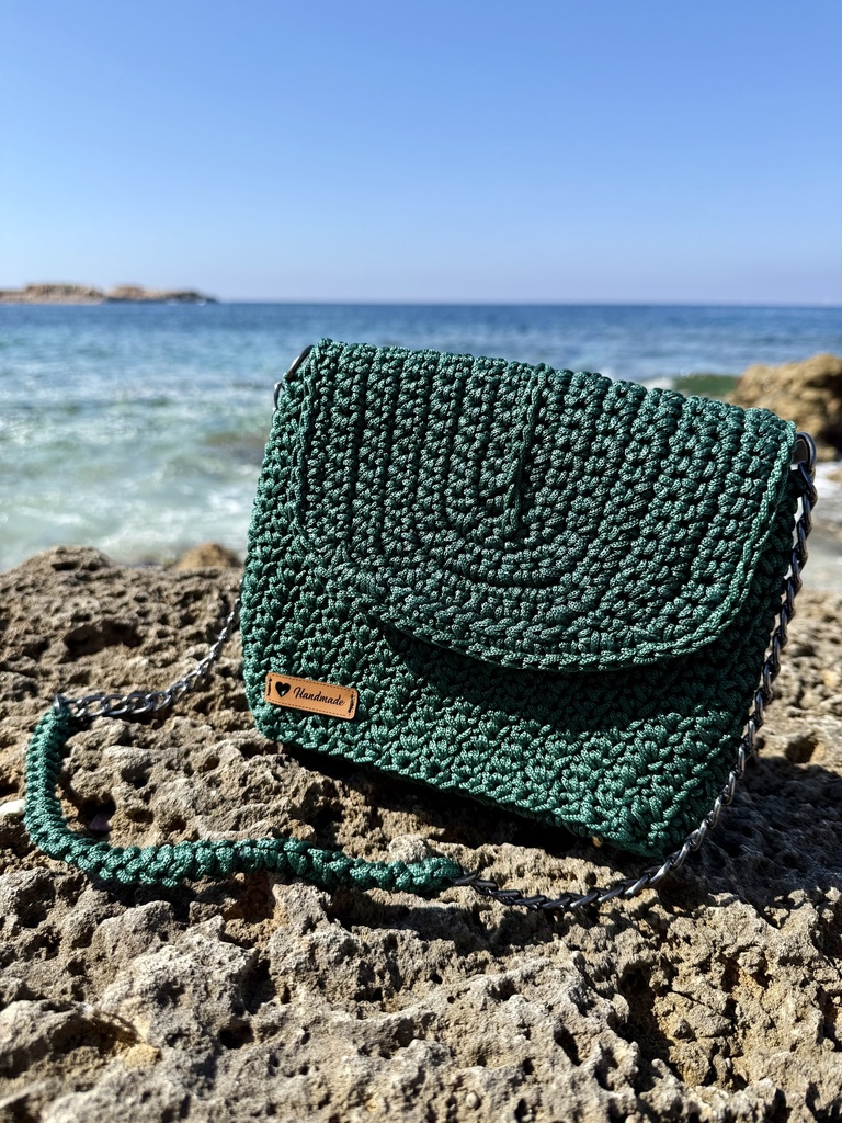 Amicreat / Sac moyen vert bouteille