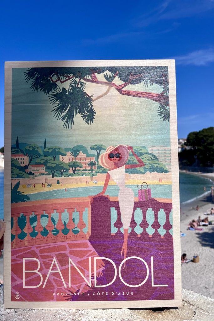 Affiche Bandol - Bois