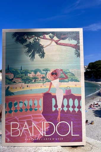 Affiche Bandol - Bois