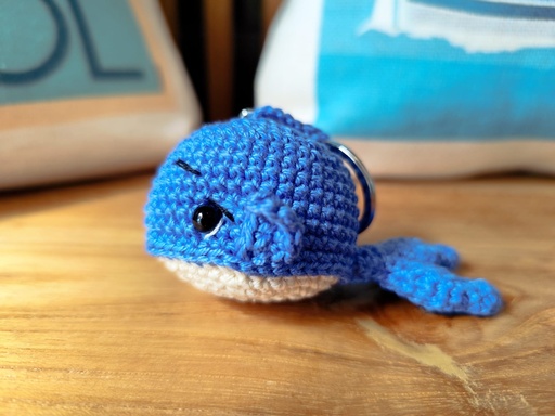 Porte-clé crochet Baleine