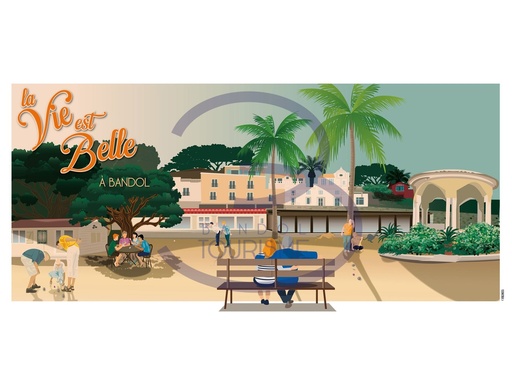 Affiches panoramiques Bandol Tourisme